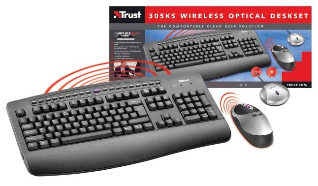 TRUST Kit tastiera + mouse Trust wireless Media Player DeskSet
